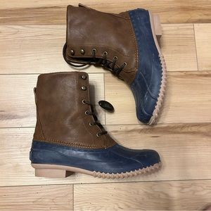 London Fog Duck Boots Winter Boots Casual Warm Size 8